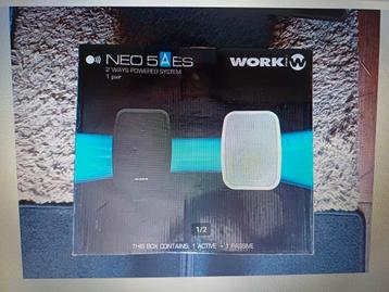 WORK NEO 5A ES SPEAKERS WIT NIEUW IN DOOS beschikbaar voor biedingen