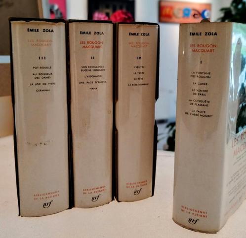 Pléiade. Emile Zola Les Rougon-Macquart Intégrale 5 volumes, Antiquités & Art, Antiquités | Livres & Manuscrits, Enlèvement ou Envoi