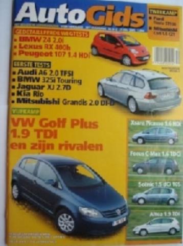 AutoGids 672 BMW Z4/Lexus RX 400h/Ford Fiesta ST/Mitsubishi  beschikbaar voor biedingen