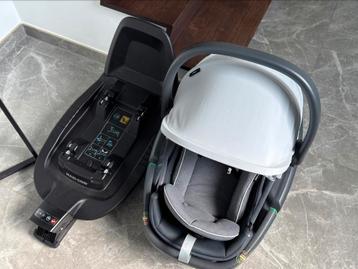 Maxi-Cosi Coral i-Size Graphite inclusief FamilyFix, Ophalen, Gebruikt, Maxi-Cosi, Isofix