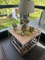 Bijzettafeltje eik, Huis en Inrichting, 55 tot 75 cm, Zo goed als nieuw, Cottage, Rechthoekig