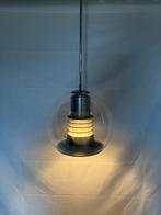 Space age vintage glazen hanglamp by Leclair & Schäfer, Ophalen, Gebruikt