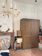 Massief houten landelijke kleerkast, Enlèvement, Comme neuf