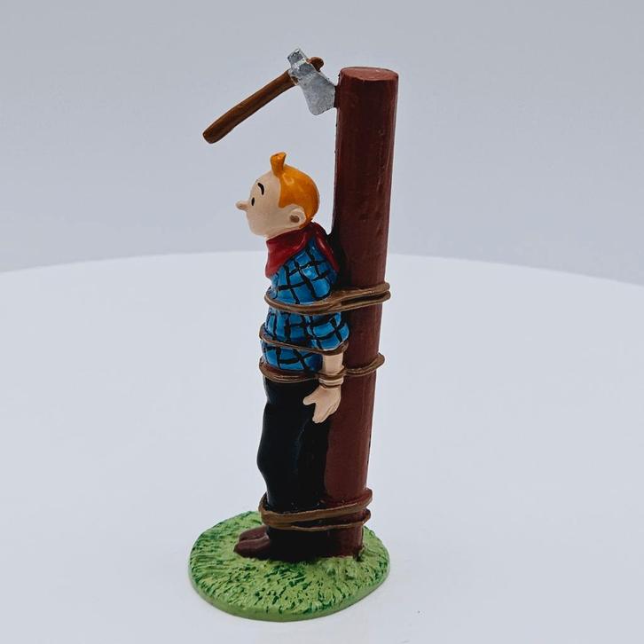 Tintin poteau hache - 200 € HERGÉ : Moulinsart Plomb, Collections, Collections Autre, Comme neuf, Enlèvement