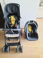 Buggy en autstoel (Style Maxi Cosi) 2 in 1 van Hauck, Kinderen en Baby's, Kinderwagens en Combinaties, Gebruikt, Met autostoeltje