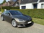 Tesla Model S 90D - free supercharge - full option(423PK), Auto's, Automaat, Zwart, Bruin, Model S