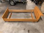 Vintage bedden te koop, Huis en Inrichting, Ophalen, Gebruikt, Eenpersoons, Bruin