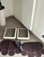 Set van 2 kattenbakken+ 2 matten + schep - uitstekende staat, Ophalen, Zo goed als nieuw