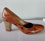 Nieuwe pumps: oranje slangenprint, Neuf, Enlèvement ou Envoi, Escarpins, Orange