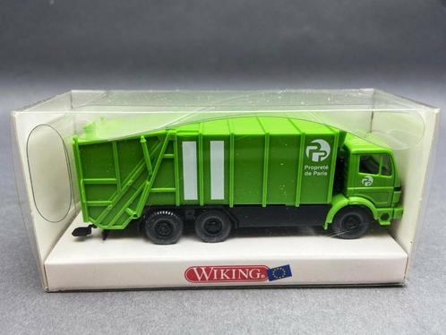 Camion MERCEDES Voierie Paris France 1/87 HO WIKING Neuf+Bte, Hobby en Vrije tijd, Modelauto's | 1:87, Nieuw, Bus of Vrachtwagen