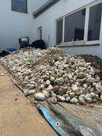 Witte keien rond carrara, Tuin en Terras, Grind, Keien en Split, Ophalen, Overige materialen, Wit, Zo goed als nieuw