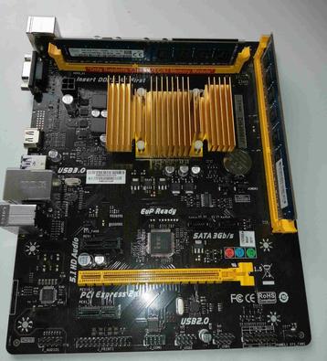 Biostar J1900MH2 CArte mere, J1900, DDR3, Comme neuf, Intel