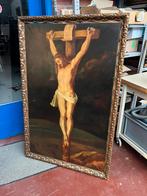 Peinture 18eme Christ sur sa croix ancien, Antiquités & Art, Antiquités | Accessoires de maison