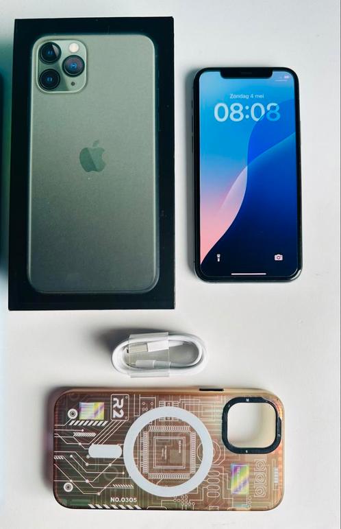 Iphone 11 pro 256gb batterijconditie 100%, Telecommunicatie, Mobiele telefoons | Apple iPhone, Zo goed als nieuw, iPhone 11 Pro