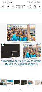 Samsung smart tv suhd 4k 80" 198cm curved tv, Audio, Tv en Foto, Ophalen, QLED, 120 Hz, Zo goed als nieuw