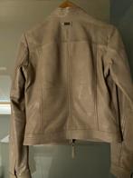 Lederen damesjas nieuwstaat, Kleding | Dames, Jassen | Zomer, Ophalen, Zo goed als nieuw, Beige