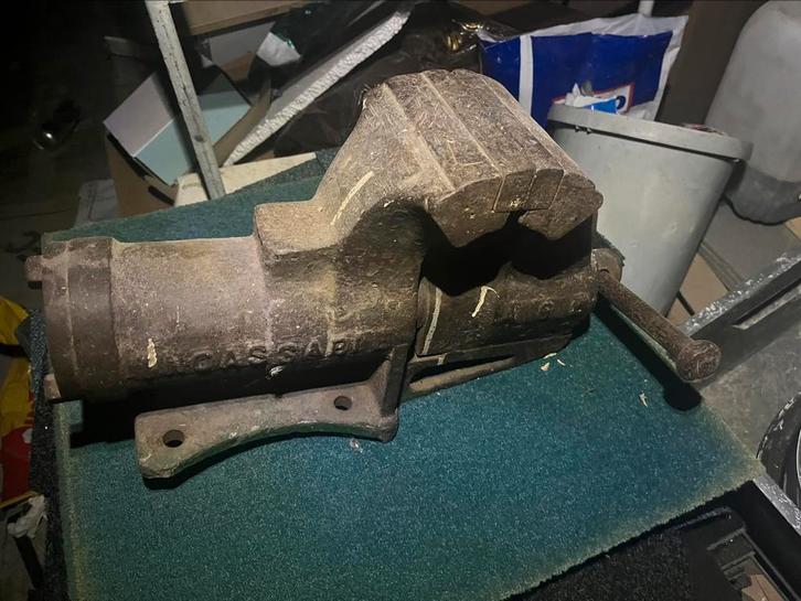 Bankschroef “Incassable” 135 mm bekbreedte, Doe-het-zelf en Bouw, Draaibanken, Gebruikt, Overige typen, Ophalen