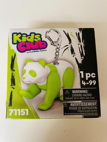 Playmobil Fun Park Kids Club Groene Panda Sleutelhanger beschikbaar voor biedingen