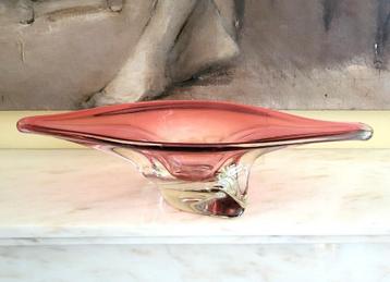 ✔️ Grote beker Murano Sommerso Flavio Poli, Antiek en Kunst, Verzenden