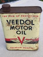 zeldzaam decoratief olieblik VEEDOL Motor Oil, Verzamelen, Merken en Reclamevoorwerpen, Ophalen of Verzenden, Gebruikt, Verpakking