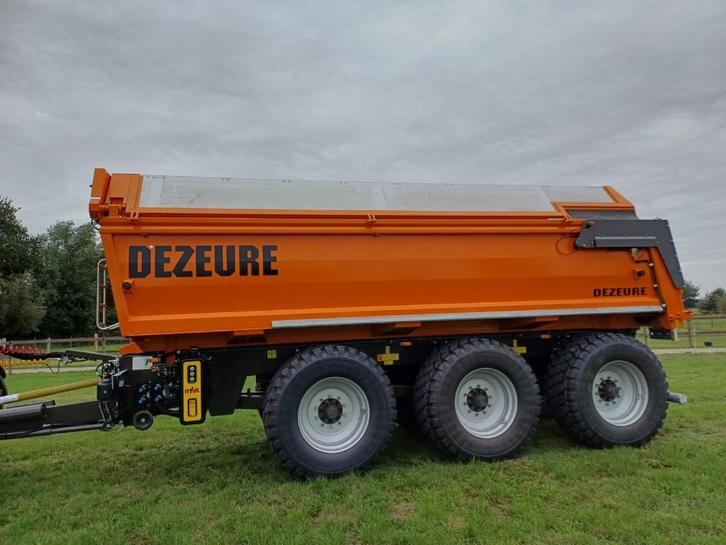 Dezeure grondkipper 3-asser TPX nieuw, Zakelijke goederen, Machines en Bouw | Transport, Ophalen