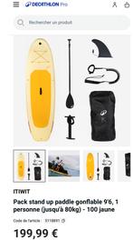 Itiwit Pack stand up paddle gonflable 9'6 1 personne, Sports nautiques & Bateaux, Planche à pagaie, Enlèvement, Neuf
