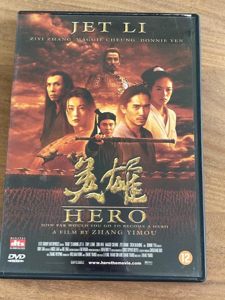 DVD Hero - genre martial-arts/actie/spektakel, Cd's en Dvd's, Dvd's | Actie, Gebruikt, Martial Arts, Vanaf 12 jaar, Ophalen of Verzenden