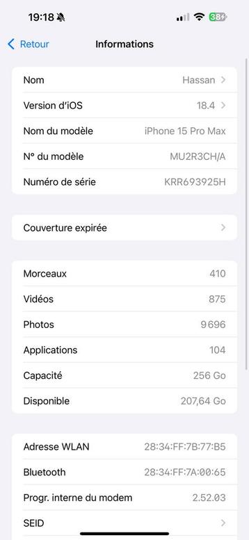 Iphone 15 pro max bleu, Telecommunicatie, Mobiele telefoons | Apple iPhone, Ophalen, Blauw, 99 %, IPhone 15 Pro Max
