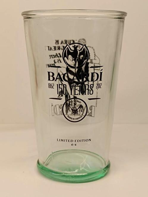 Bacardi 150 years Limited Edition 4/4 glas, Collections, Marques de bière, Neuf, Enlèvement ou Envoi