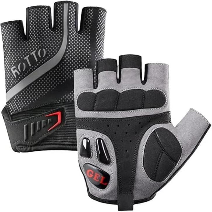 ROTTO Vingerloze fietshandschoenen GRATIS LEVERING, Fietsen en Brommers, Fietsaccessoires | Fietskleding, Nieuw, Handschoenen