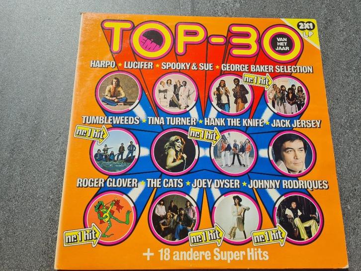 2 LP - Top 30 van het jaar - 1975, CD & DVD, Vinyles | Compilations, Enlèvement ou Envoi