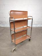 Vintage opvouwbare serveer trolley, Ophalen, ., Zo goed als nieuw, .
