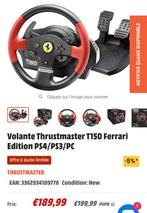 Volant et pédales Ferrari pour PS3/PS4/PC, Games en Spelcomputers, Spelcomputers | Sony Consoles | Accessoires, Ophalen, Zo goed als nieuw