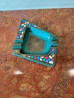 Vintage, Dayag, Brass And Enamelled Ashtray From, Israel, Enlèvement ou Envoi