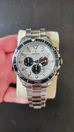 Festina Chronograph F20361/1, Staal, Staal, Zo goed als nieuw, Ophalen