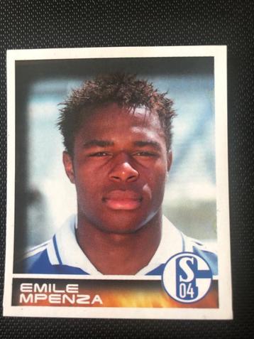 Émile Mpenza (Schalke) Bundesliga Fussball 2001 Panini nº216 beschikbaar voor biedingen