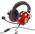 Casque gaming T.Racing Scuderia Ferrari Edition-DTS, Enlèvement ou Envoi, Comme neuf, Microphone repliable, THRUSTMASTER