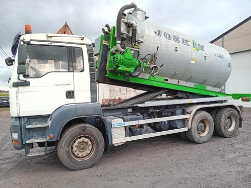 Camion man et cuve joskin, Autos, Camions, Particulier, MAN, Diesel, Euro 4, Automatique, Blanc, Enlèvement