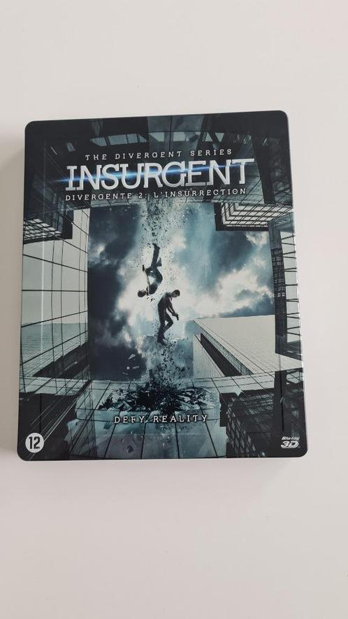 Insurgent 3D/2D Steelbook, CD & DVD, Blu-ray, Comme neuf, Science-Fiction et Fantasy, 3D, Enlèvement ou Envoi