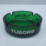 Cendrier en verre Tuborg 110 mm dia - 35 mm H, Comme neuf, Autres marques, Autres types, Enlèvement ou Envoi