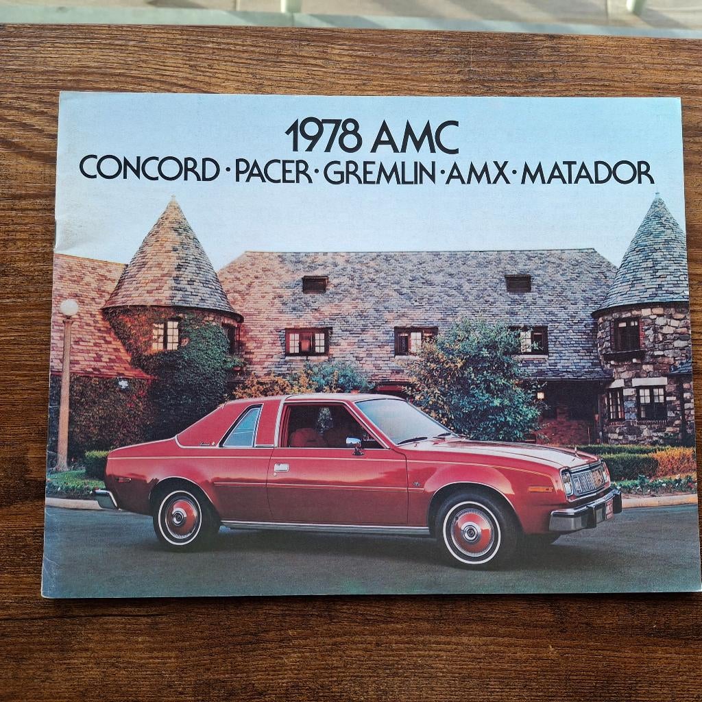 1978   AMC CONCORD-PACER-GREMLIN-AMX-MATADOR, Ophalen of Verzenden, Nieuw, Overige merken