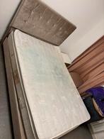 2 persoonsbed te koop 140x200, Huis en Inrichting, Slaapkamer | Bedden, Ophalen, Gebruikt, Beige, Tweepersoons