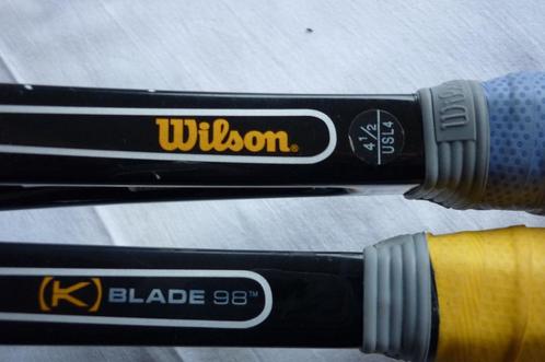 raquettes Wilson K Blade 98, Sports & Fitness, Tennis, Utilisé, Raquette, Wilson, L4, Enlèvement ou Envoi
