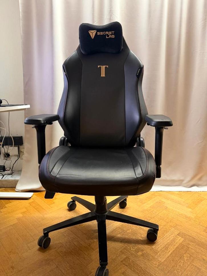 Chaise gamer Sectret Lab Titan Evo, Maison & Meubles, Chaises de bureau, Utilisé, Chaise de bureau, Noir, Chaise de bureau de gaming
