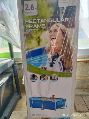 Nieuw Intex bovengronds zwembad 260 x 160 x 65 cm met pomp beschikbaar voor biedingen
