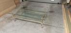 Salontafel glas, Ophalen, Gebruikt, 100 tot 150 cm, 50 tot 100 cm