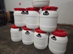 Curtec vaten, tonnen van 55 L met schroefdeksel, Minder dan 75 liter, Ophalen, Zo goed als nieuw, Kunststof
