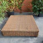 Rotan vierkante lage tafel, Ophalen, Gebruikt, Vierkant, Overige materialen