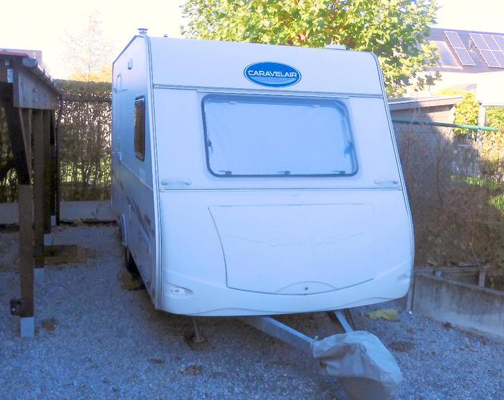 caravan, Caravans en Kamperen, Caravans, Particulier, tot en met 4, 750 - 1000 kg, Caravelair, Dwarsbed, Disselslot, Fietsenrek