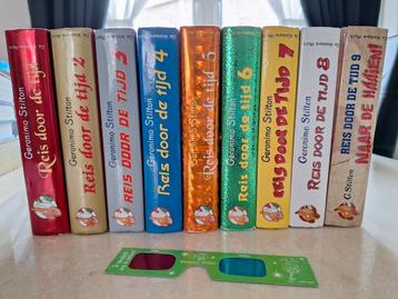 Reis door de Tijd boeken Deel 1 t/m 9 van Geronimo Stilton beschikbaar voor biedingen
